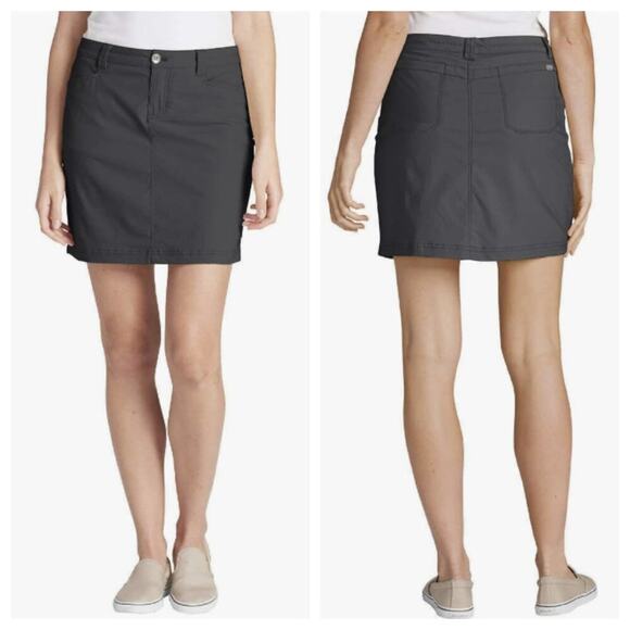 Eddie Bauer Women's Adventurer 2.0 Skort Dark Smoke Size 16 - Picture 1 of 7